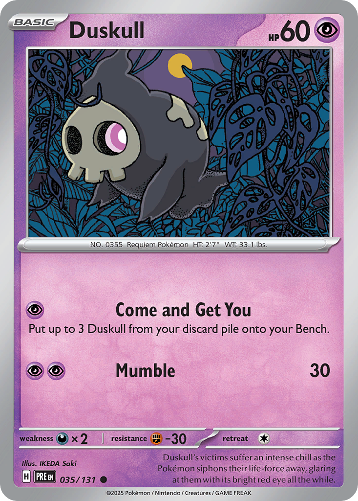Duskull - Prismatic Evolutions SET-35