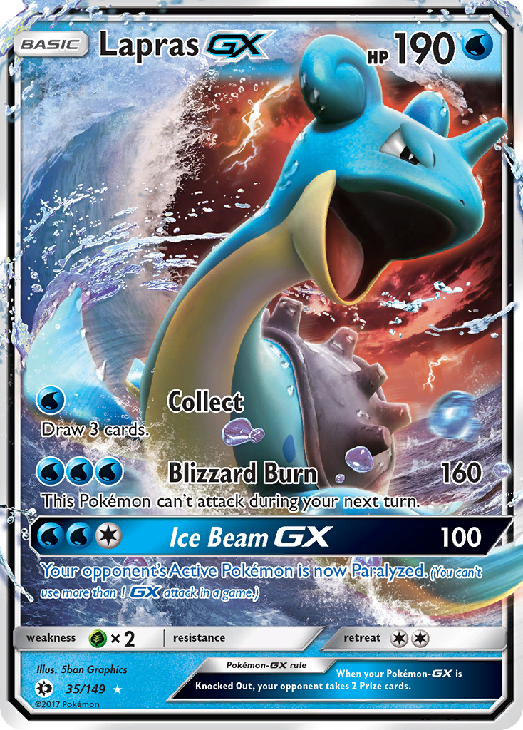 Lapras-GX - Sun & Moon SET-35