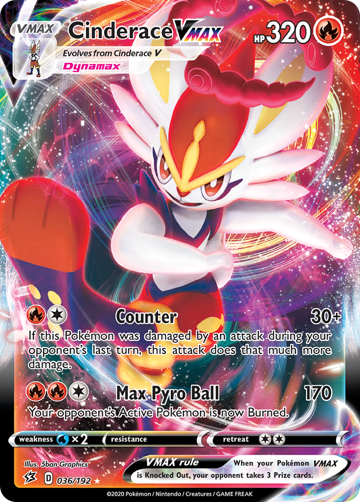 Cinderace VMAX - Rebel Clash SET-36