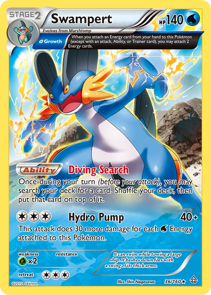 Swampert - Primal Clash SET-36