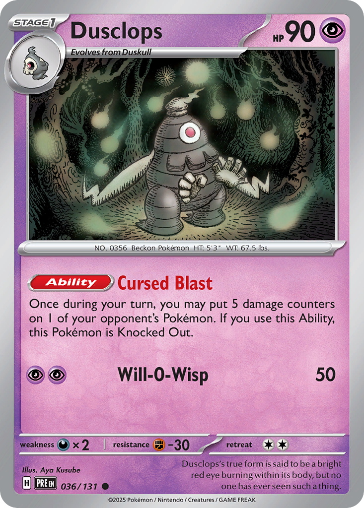 Dusclops - Prismatic Evolutions SET-36