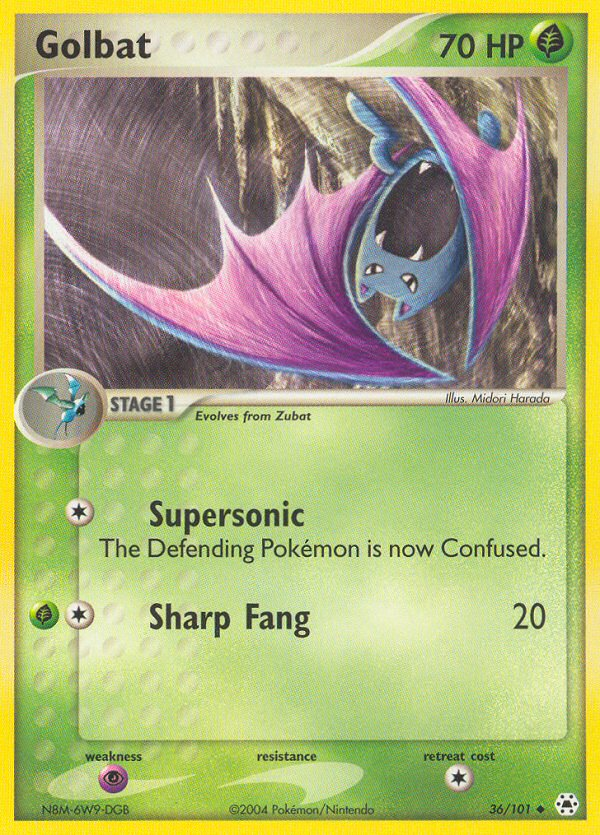 Golbat - Hidden Legends SET-36