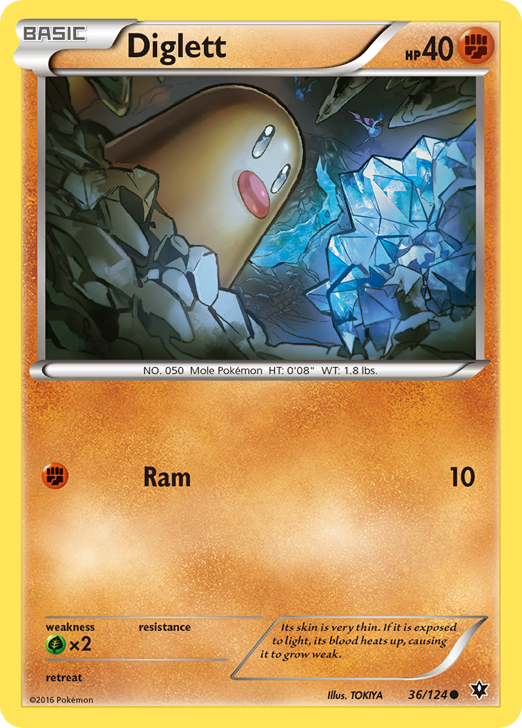 Diglett - Fates Collide SET-36