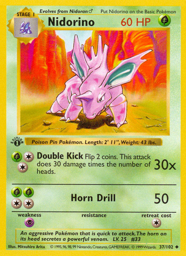 Nidorino - Base SET-37