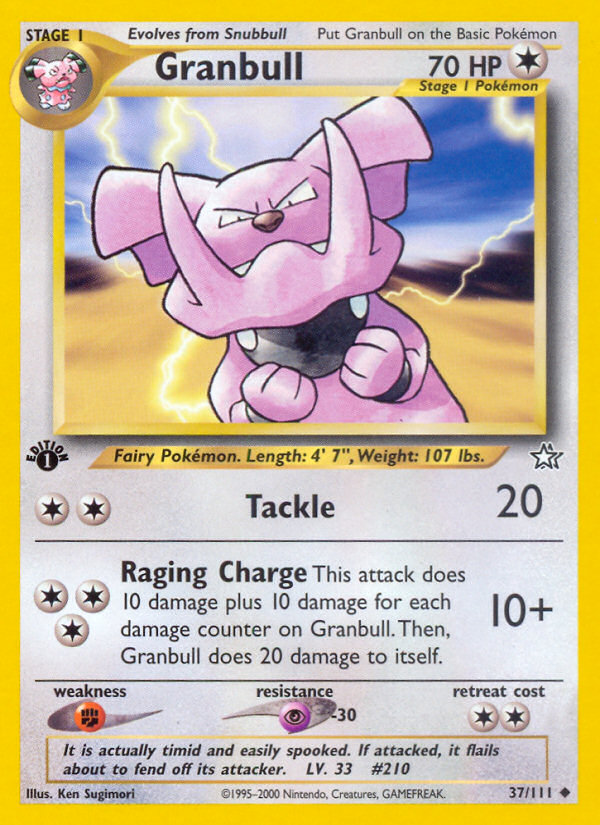 Granbull - Neo Genesis SET-37