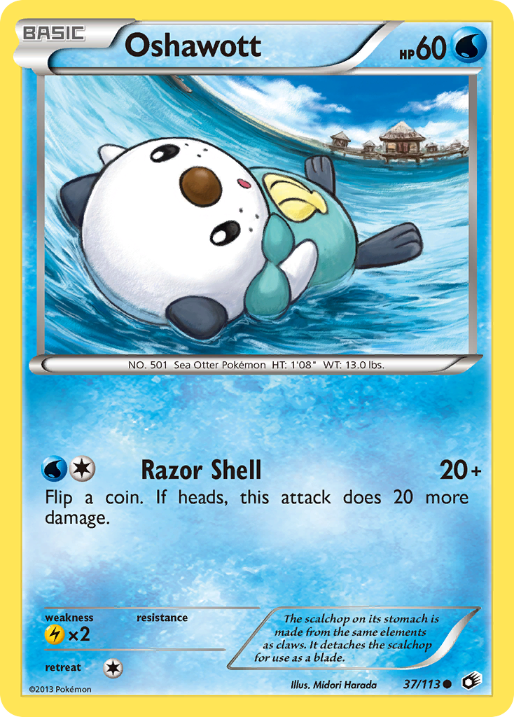 Oshawott - Legendary Treasures SET-37
