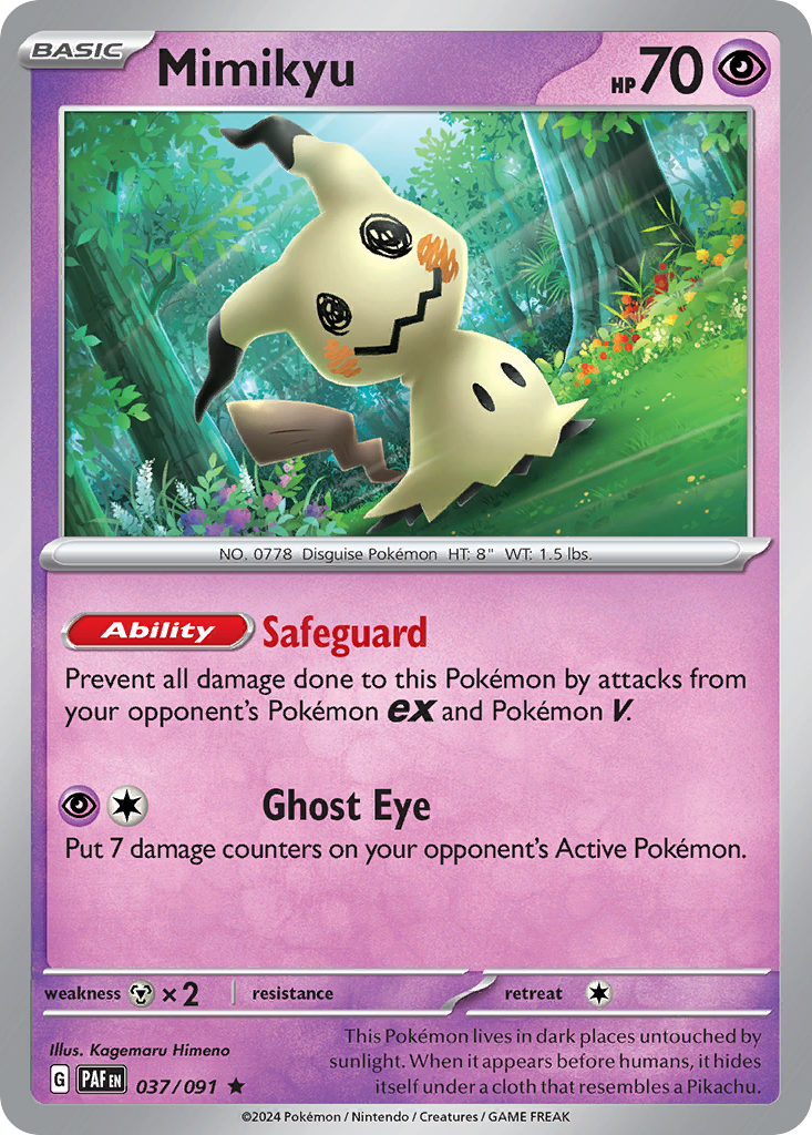Mimikyu - Paldean Fates SET-37