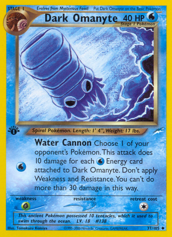 Dark Omanyte - Neo Destiny SET-37