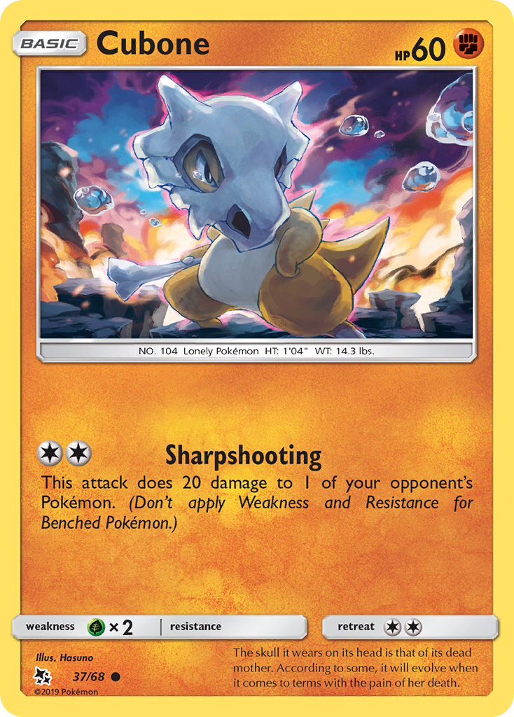 Cubone - Hidden Fates SET-37