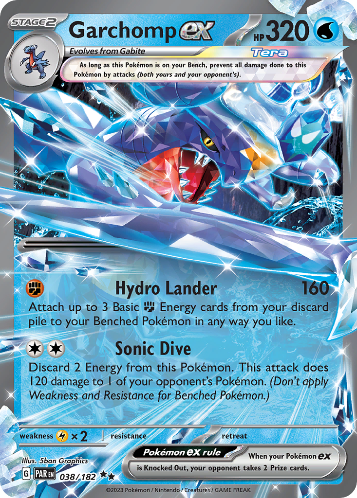 Garchomp EX - Paradox Rift SET-38