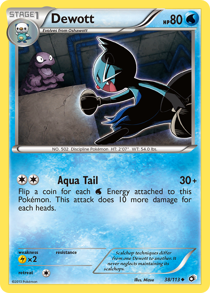 Dewott - Legendary Treasures SET-38