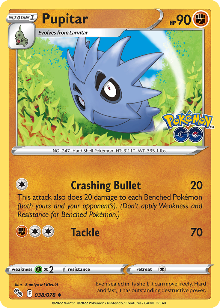 Pupitar - Pokemon GO SET-38