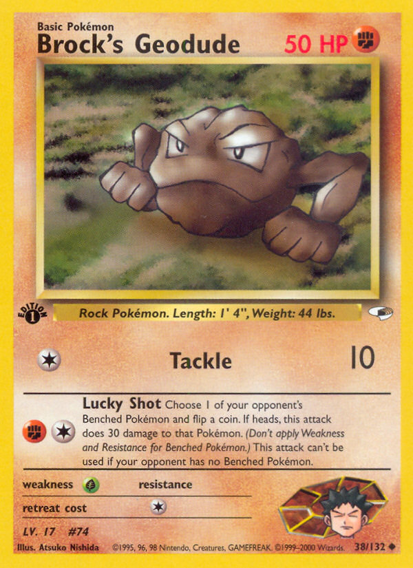Brock's Geodude - Gym Heroes SET-38