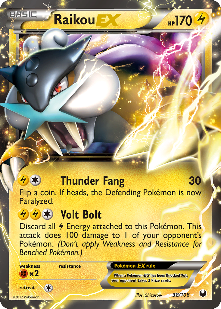 Raikou-EX - Dark Explorers SET-38
