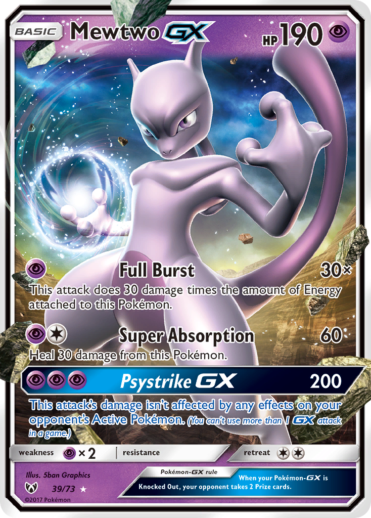 Mewtwo-GX - Shining Legends SET-39