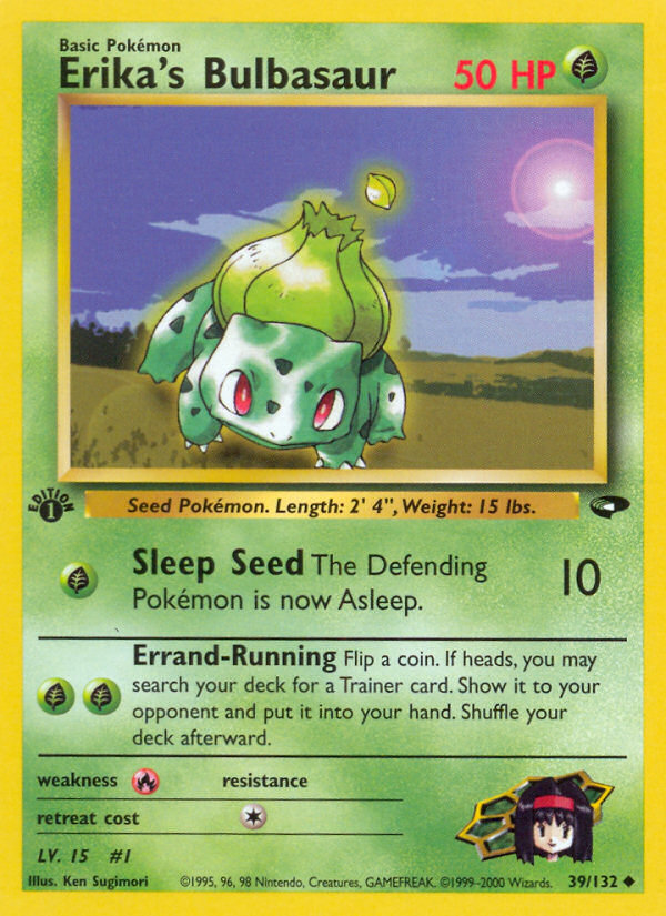 Erika's Bulbasaur - Gym Challenge SET-39
