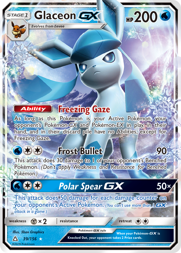 Glaceon-GX - Ultra Prism SET-39