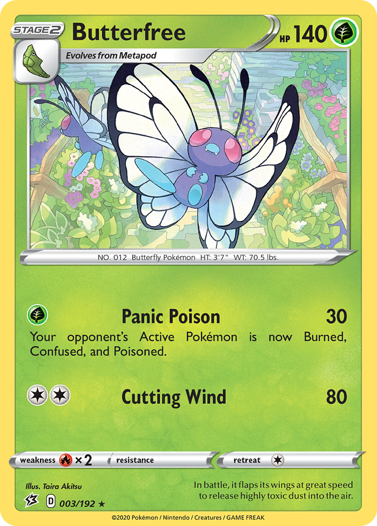 Butterfree - Rebel Clash SET-3