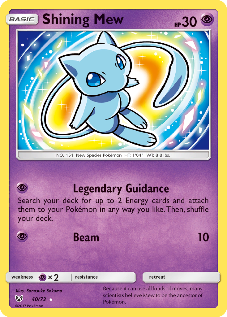 Shining Mew - Shining Legends SET-40