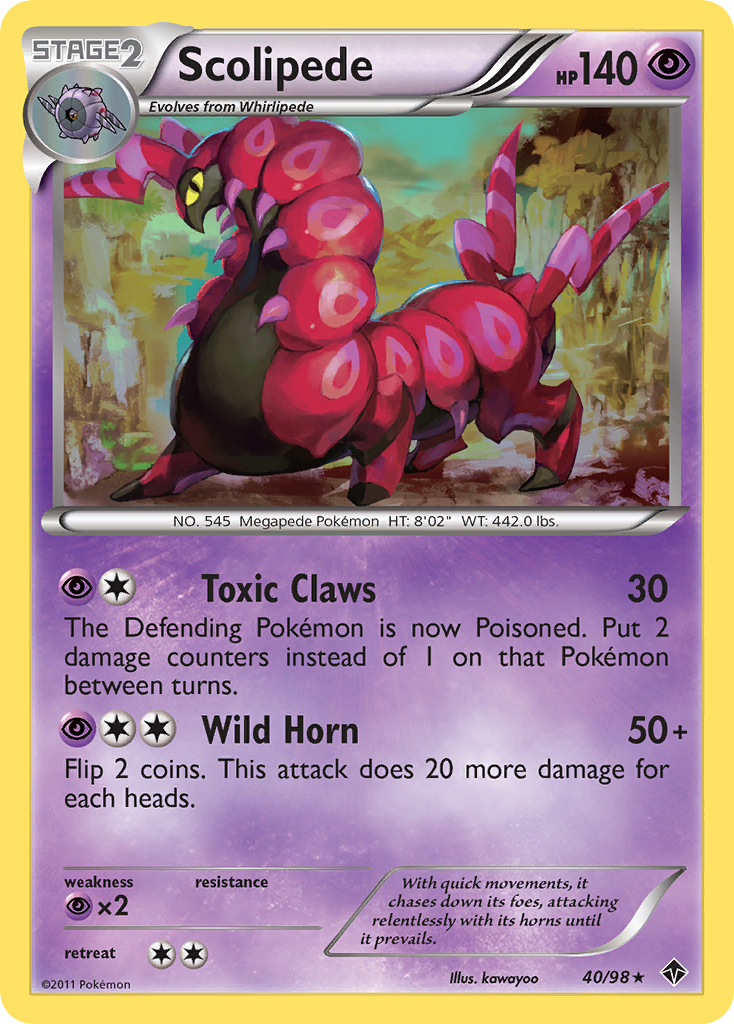 Scolipede - Emerging Powers SET-40