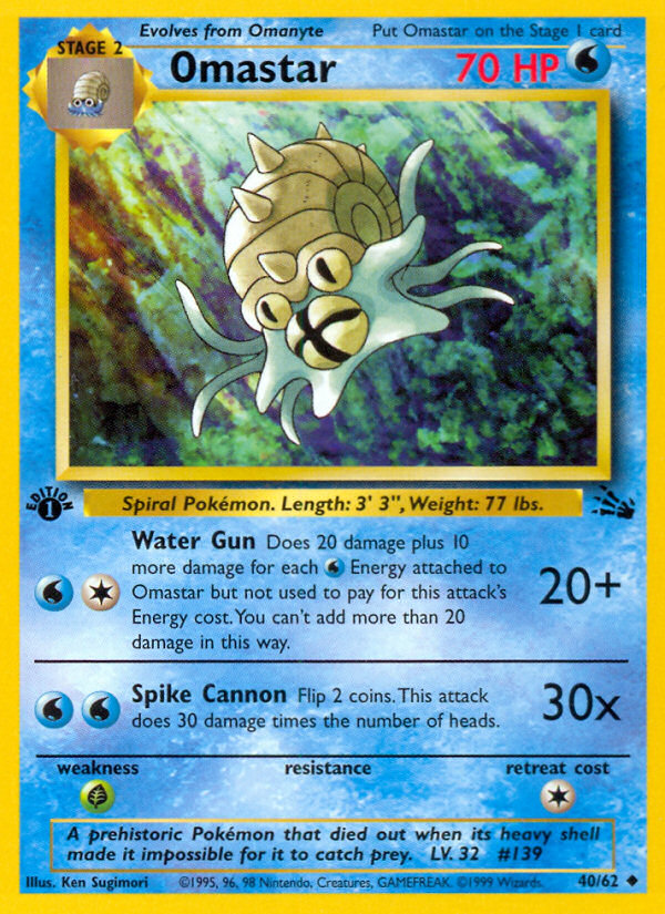 Omastar - Fossil SET-40