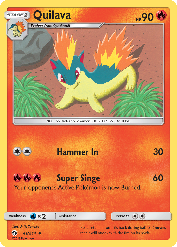 Quilava - Lost Thunder SET-41