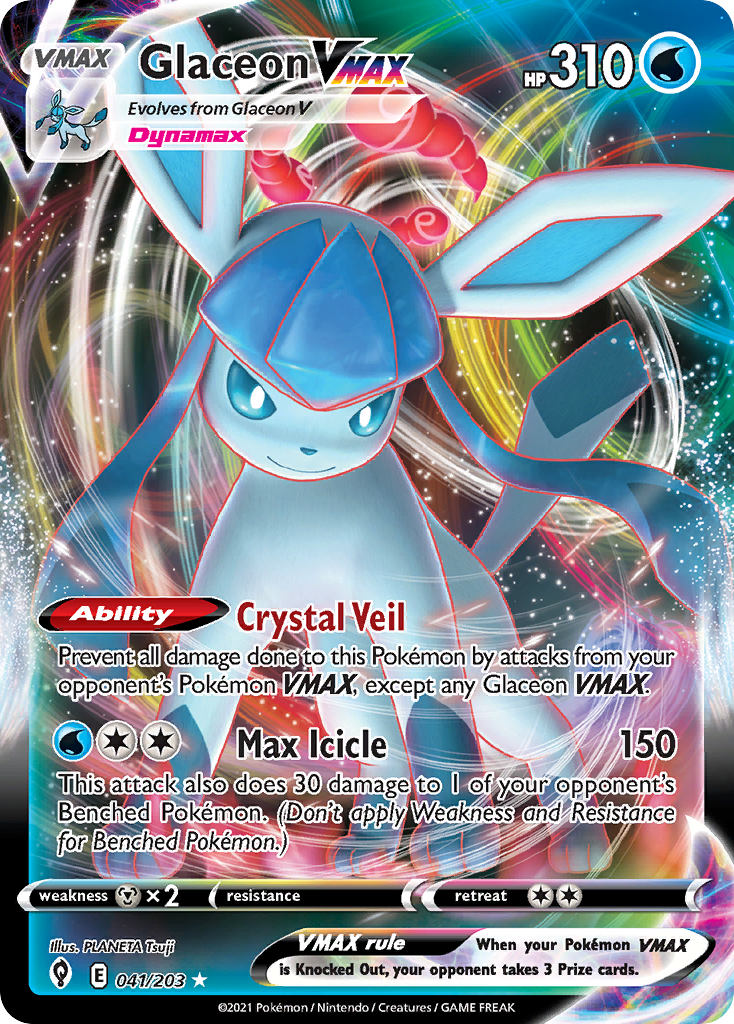 Glaceon VMAX - Evolving Skies SET-41