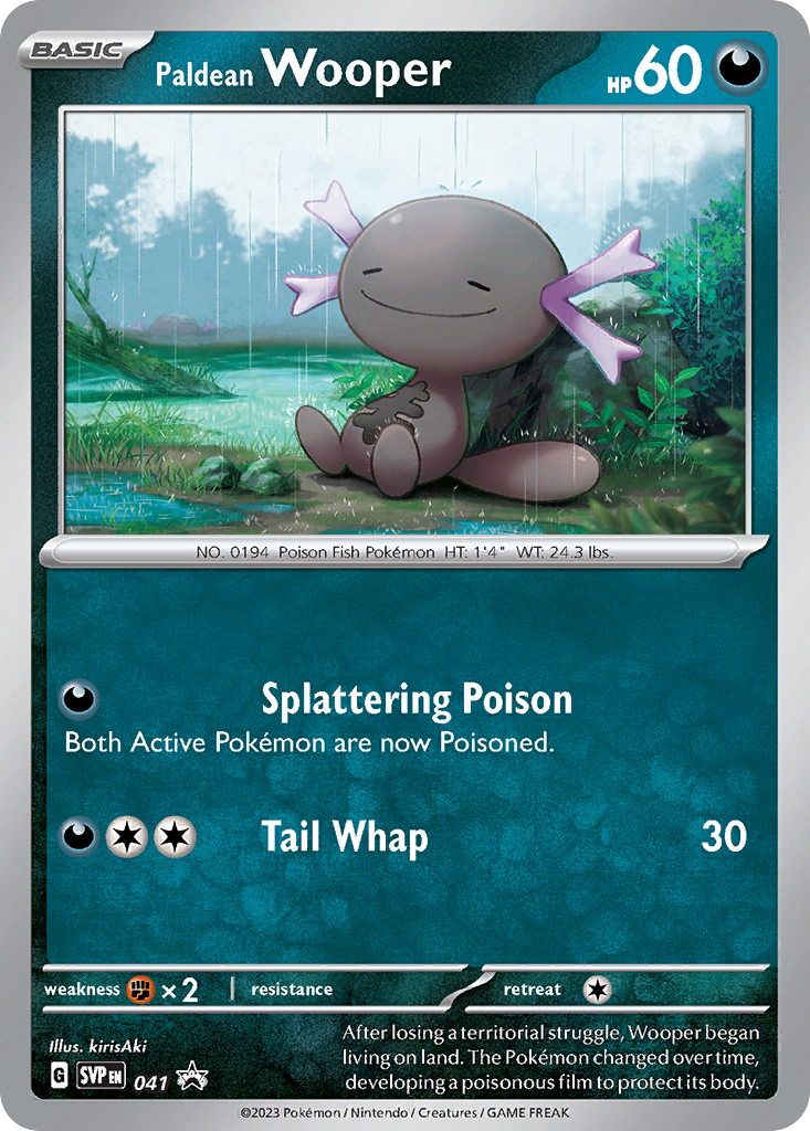 Paldean Wooper - Scarlet & Violet Black Star Promos SET-41
