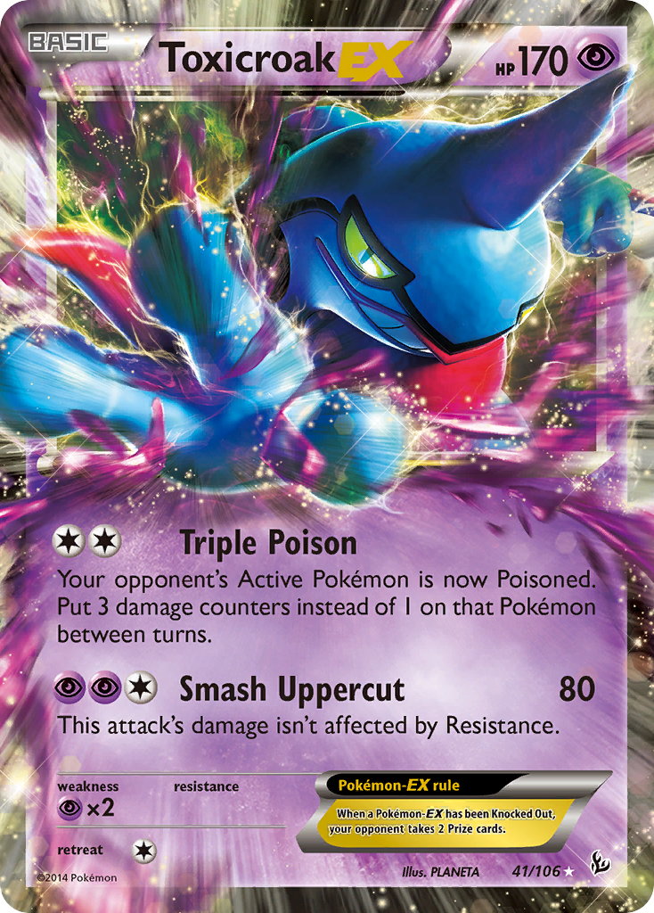 Toxicroak-EX - Flashfire SET-41