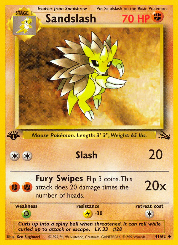 Sandslash - Fossil SET-41