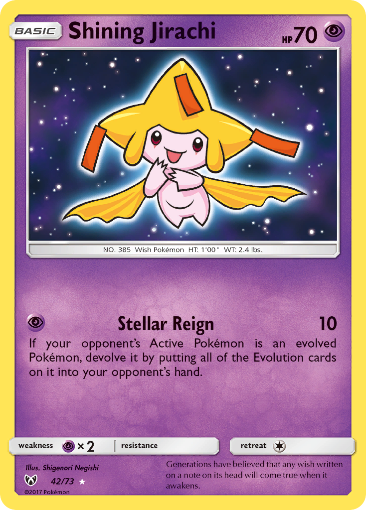 Shining Jirachi - Shining Legends SET-42