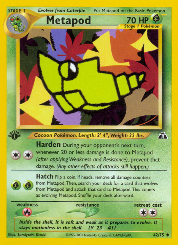 Metapod - Neo Discovery SET-42