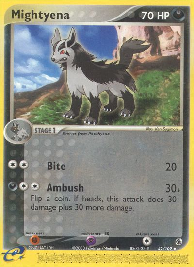 Mightyena - Ruby & Sapphire SET-42