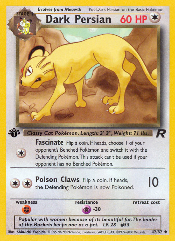 Dark Persian - Team Rocket SET-42