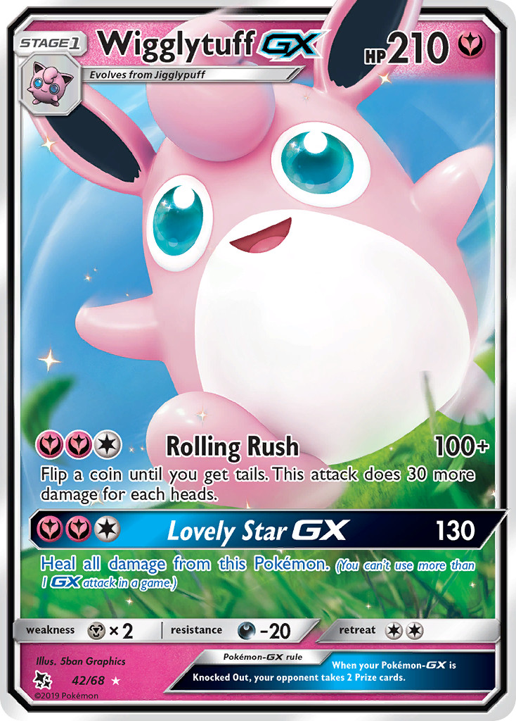 Wigglytuff-GX - Hidden Fates SET-42