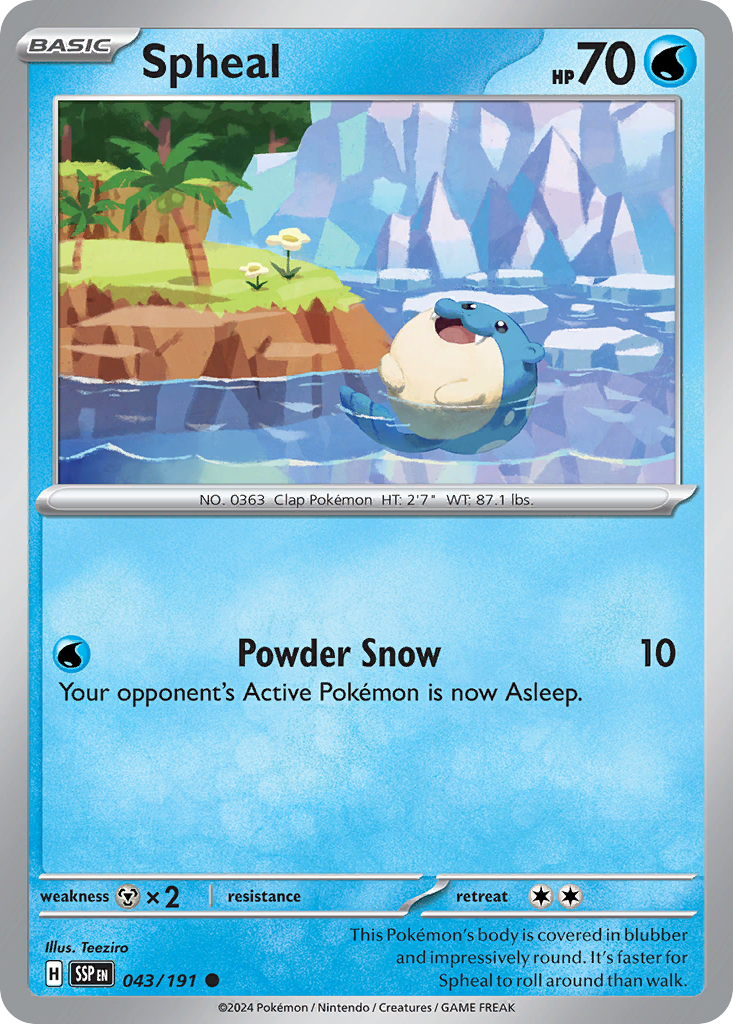 Spheal - Surging Sparks SET-43