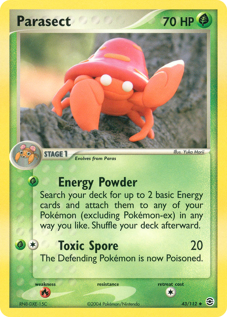 Parasect - FireRed & LeafGreen SET-43