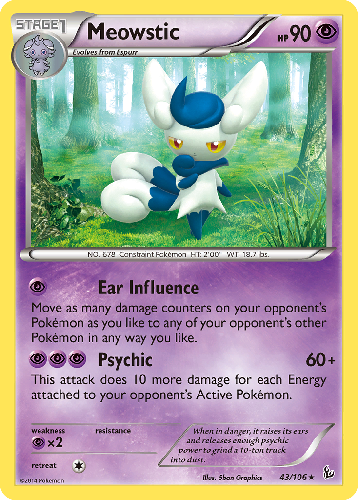 Meowstic - Flashfire SET-43