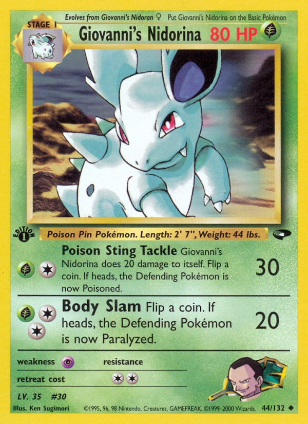 Giovanni's Nidorina - Gym Challenge SET-44