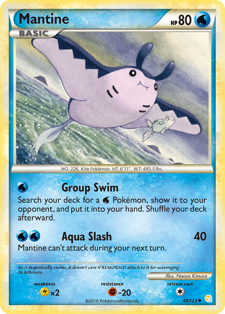 Mantine - HeartGold & SoulSilver SET-45