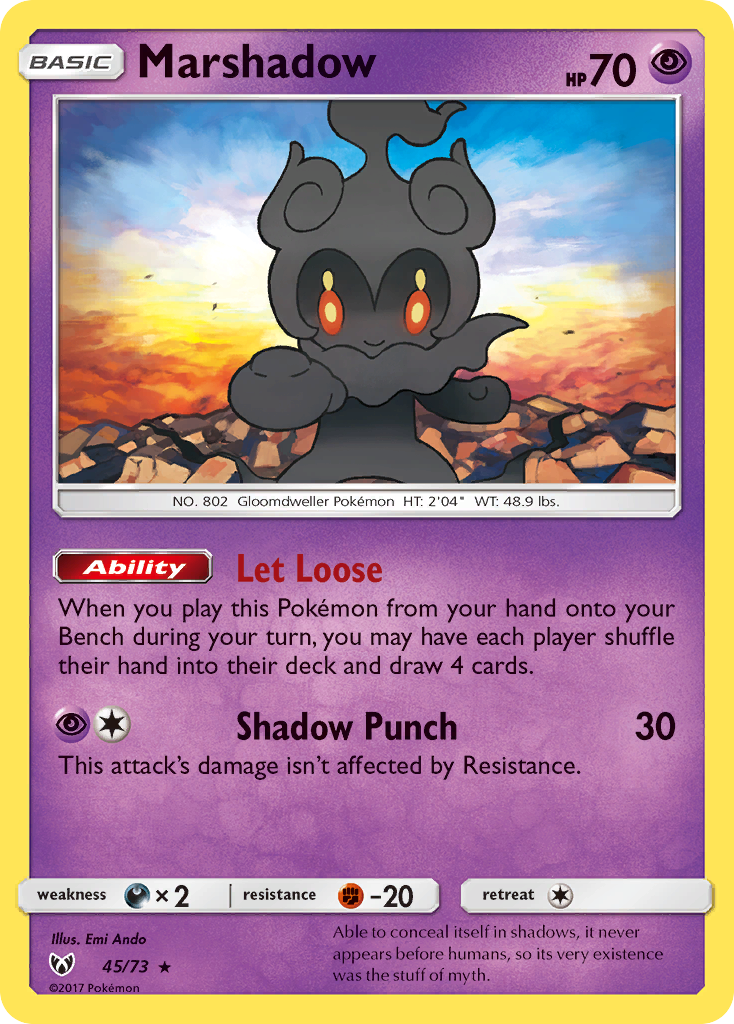 Marshadow - Shining Legends SET-45
