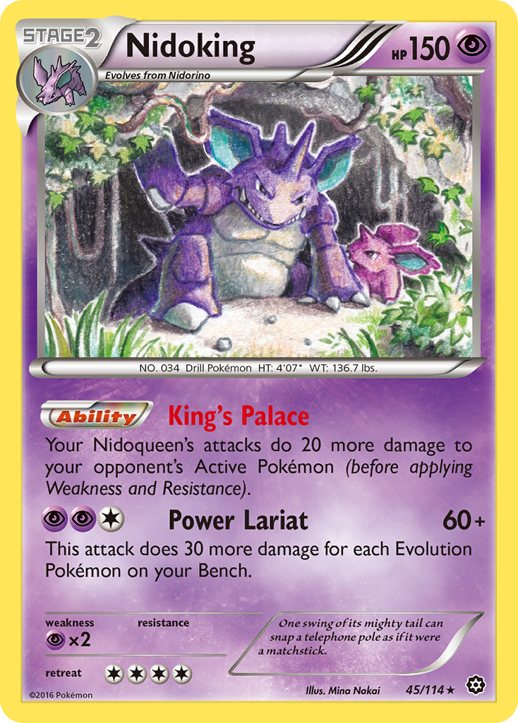 Nidoking - Steam Siege SET-45