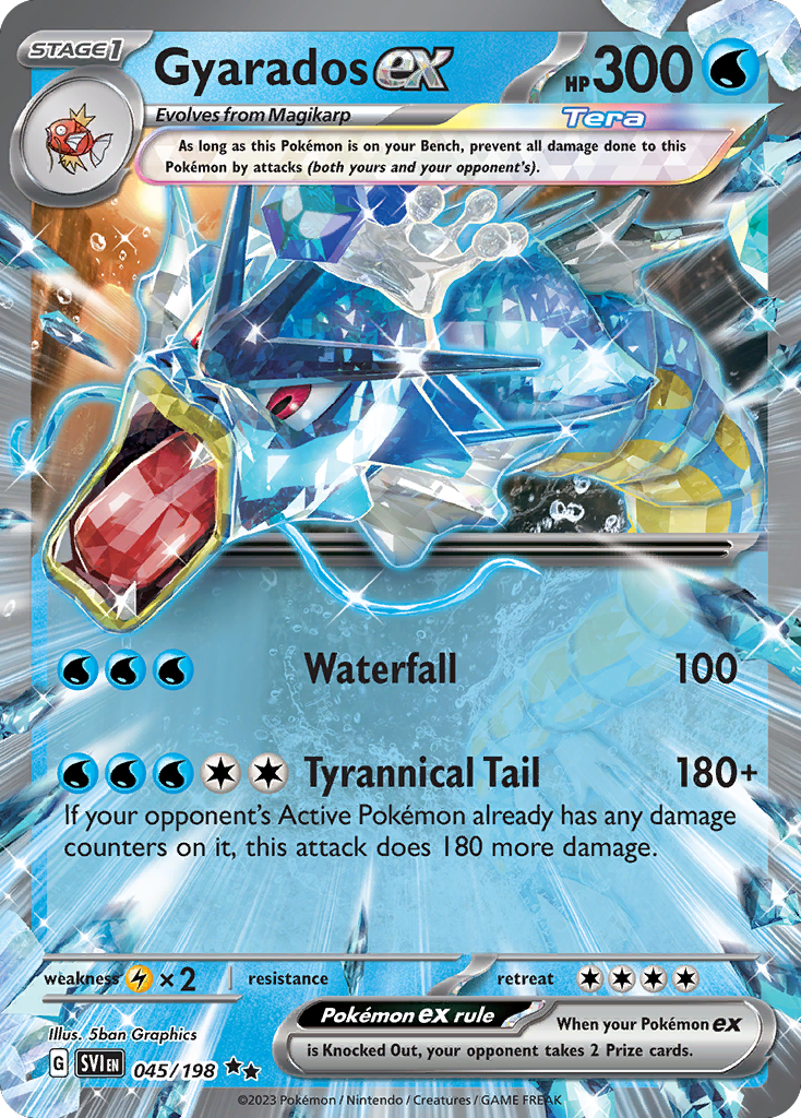 Gyarados EX - Scarlet & Violet SET-45
