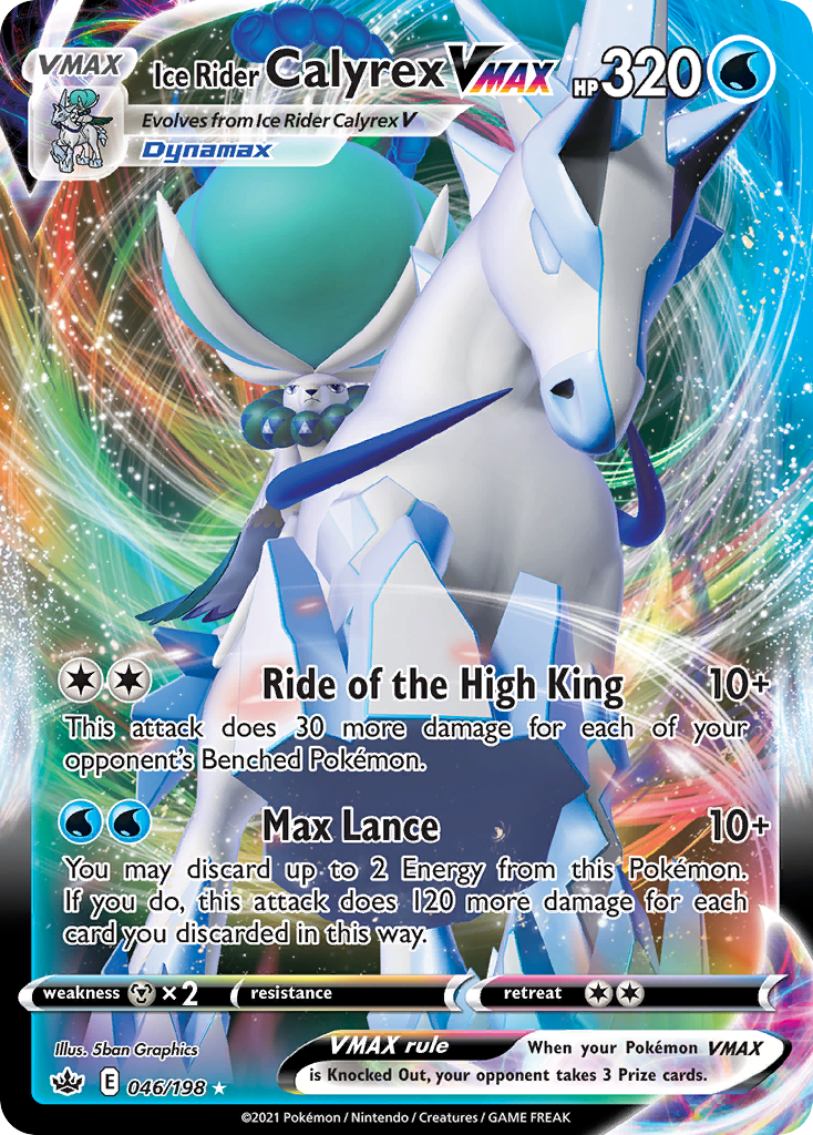 Ice Rider Calyrex VMAX - Chilling Reign SET-46