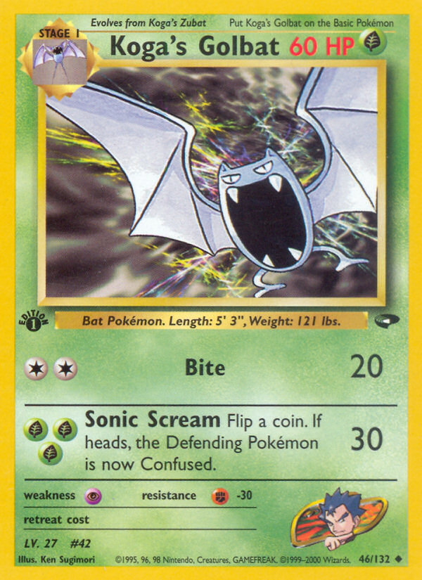 Koga's Golbat - Gym Challenge SET-46
