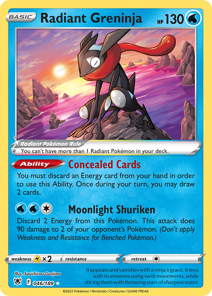 Radiant Greninja - Astral Radiance SET-46
