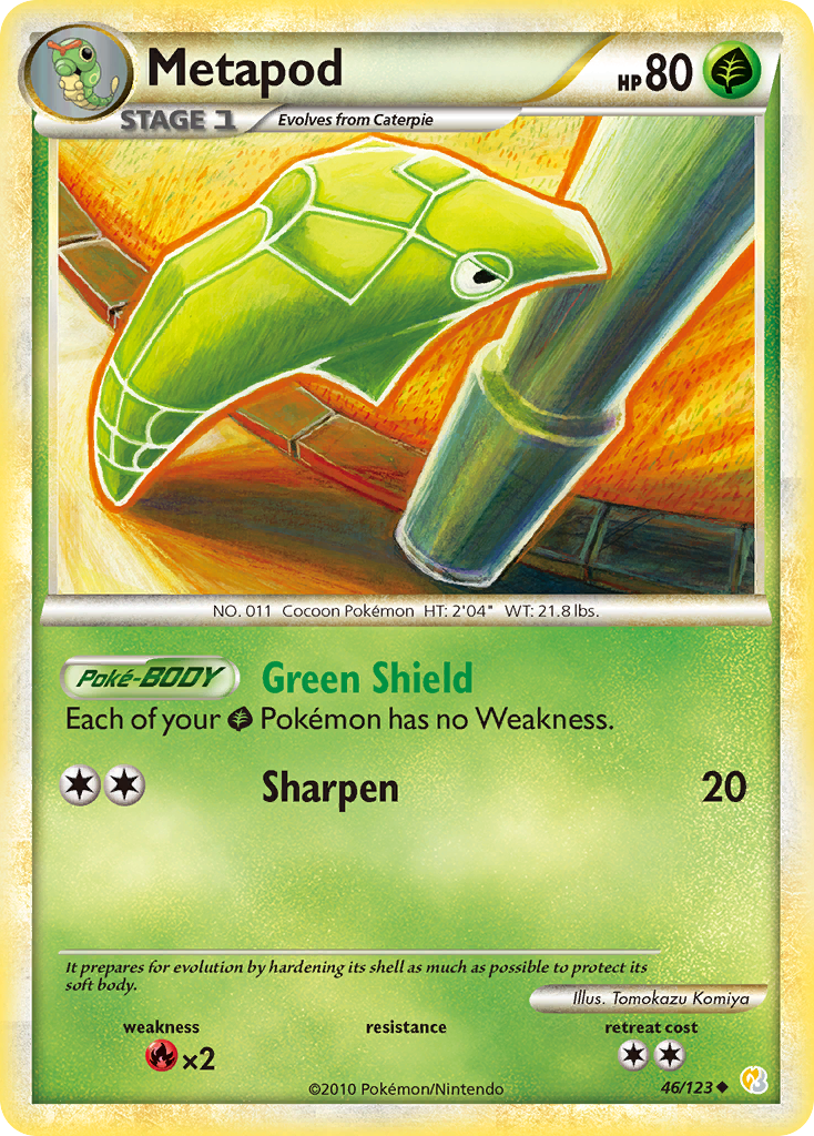 Metapod - HeartGold & SoulSilver SET-46