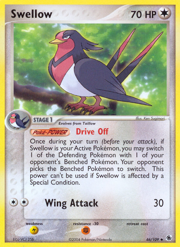Swellow - Ruby & Sapphire SET-46