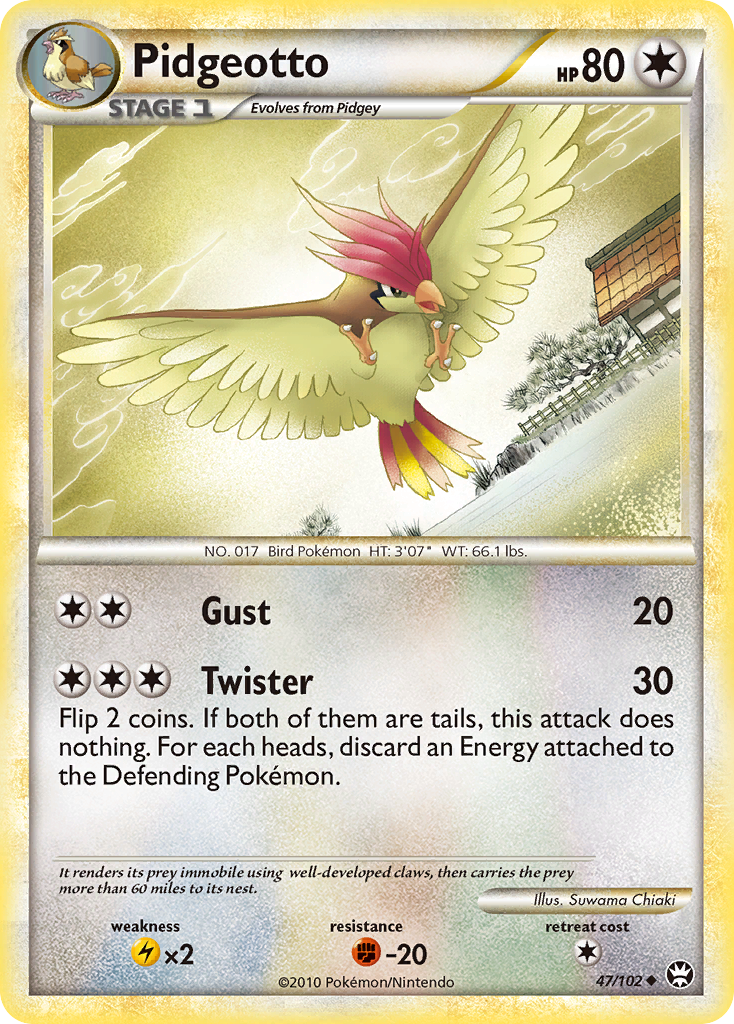 Pidgeotto - HS Triumphant SET-47