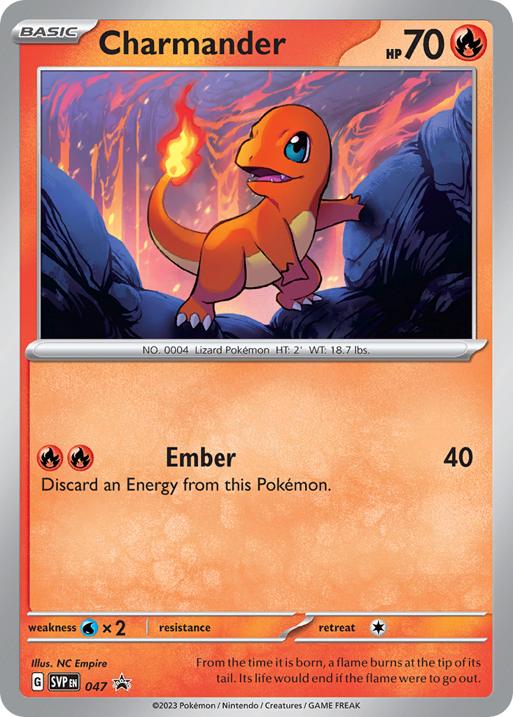 Charmander - Scarlet & Violet Black Star Promos SET-47